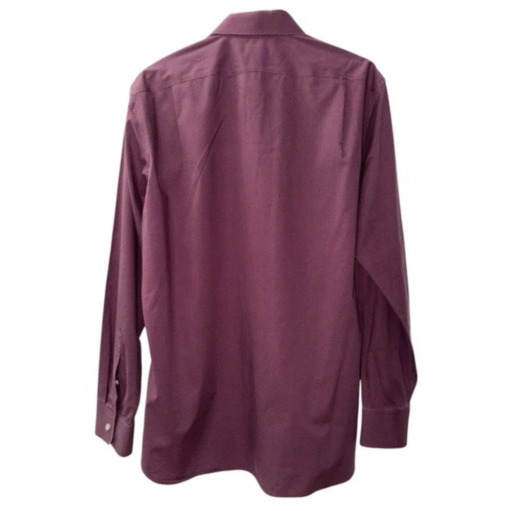 J Crew Thompson Shirt MENS LARGE 16-16.5 PRE-OWNED Purple Button Up WRINKLE FREE
